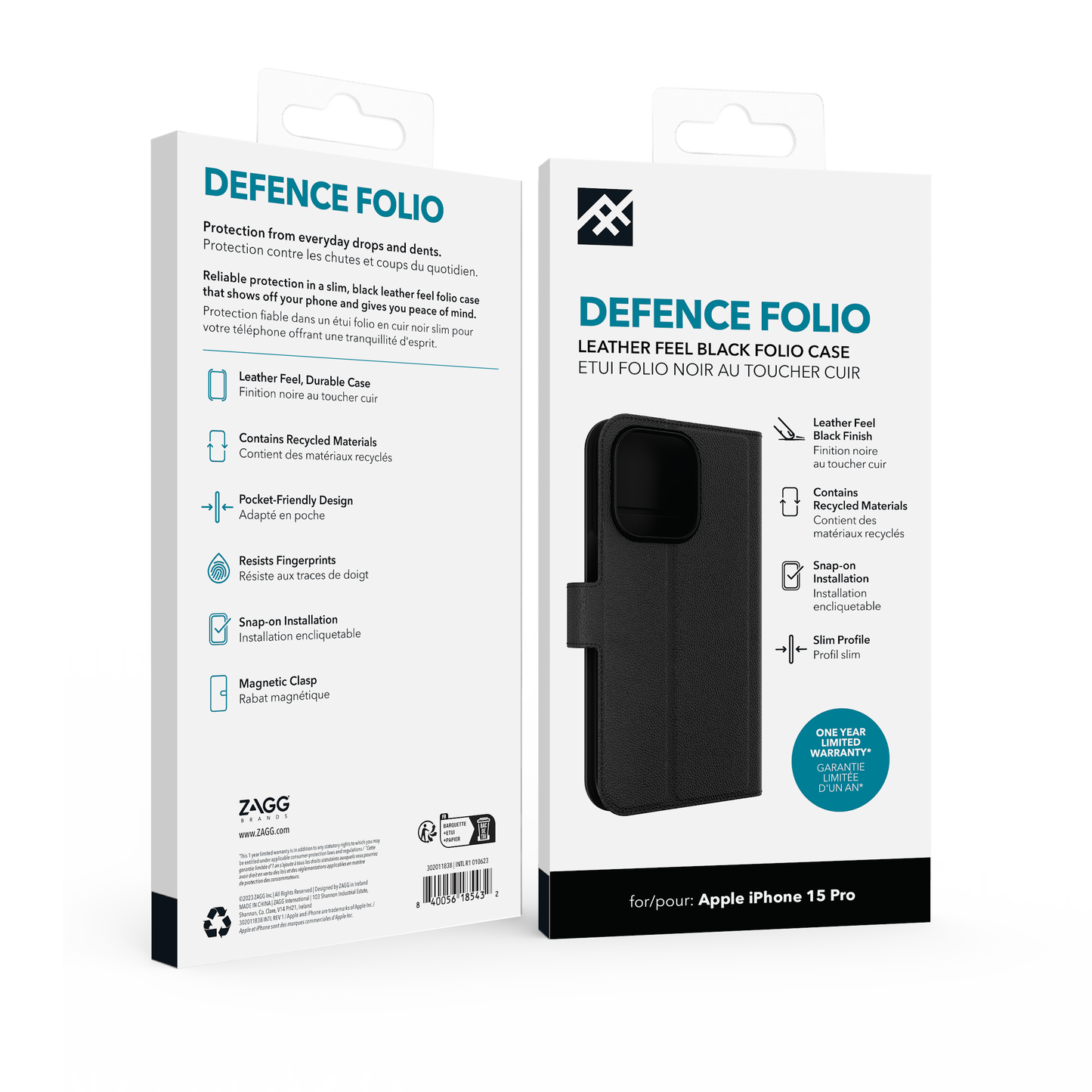 IFROGZ Defence Folio Black