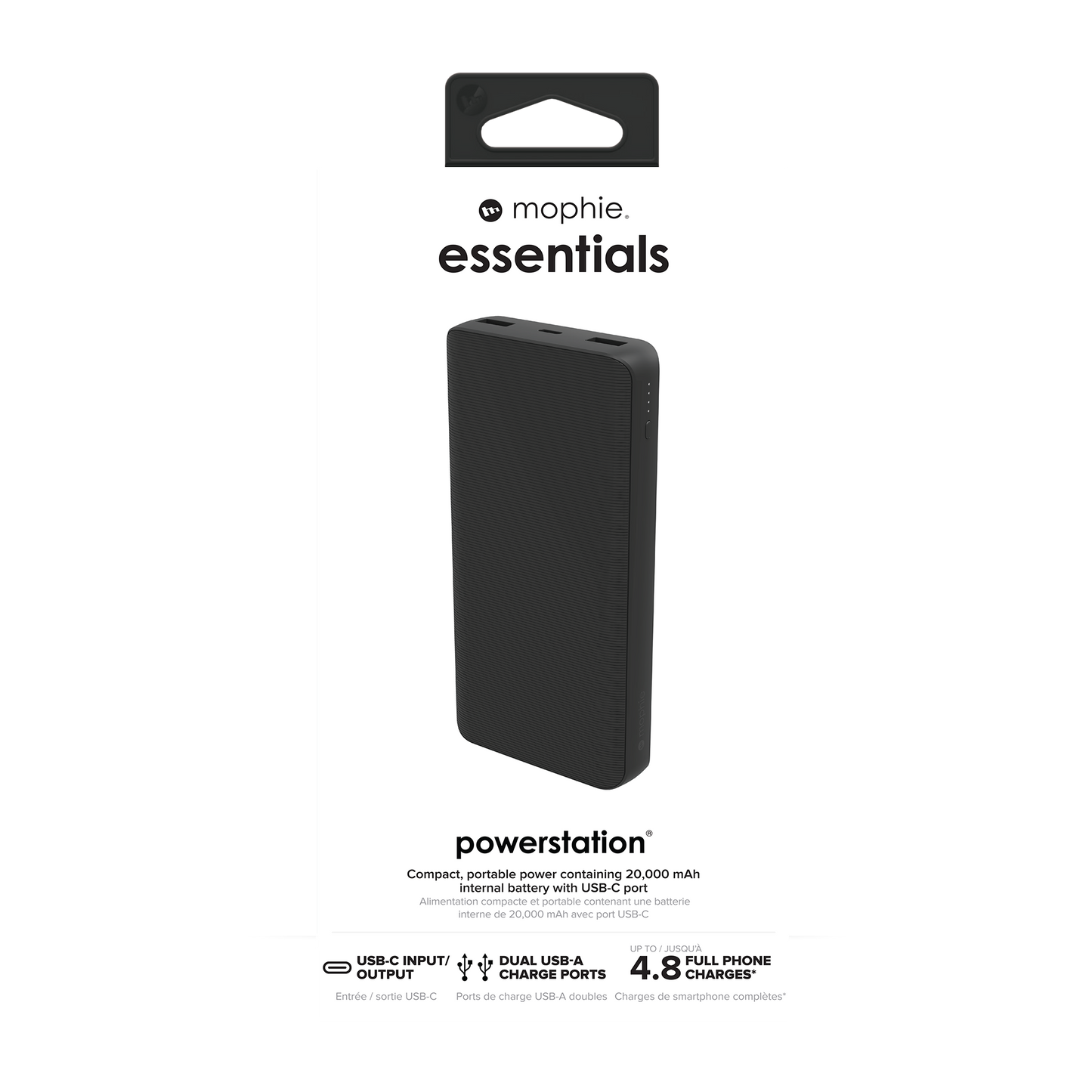Mophie Essentials Power Bank 20000mAh Black
