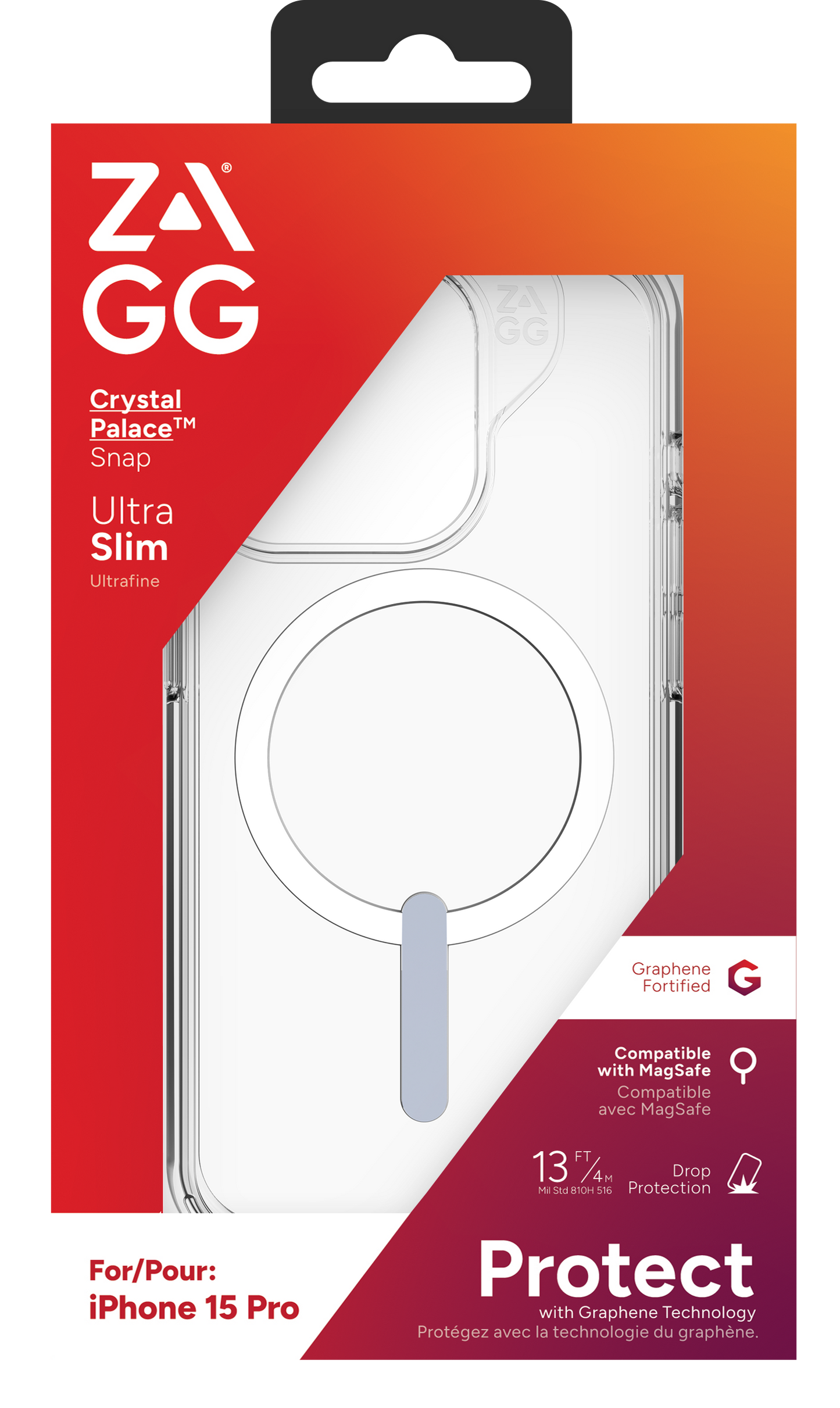 ZAGG Cases Crystal Palace Snap Clear