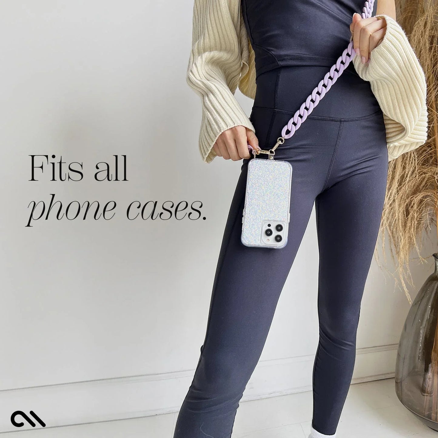 Case-Mate Phone Crossbody - Lavender Chain