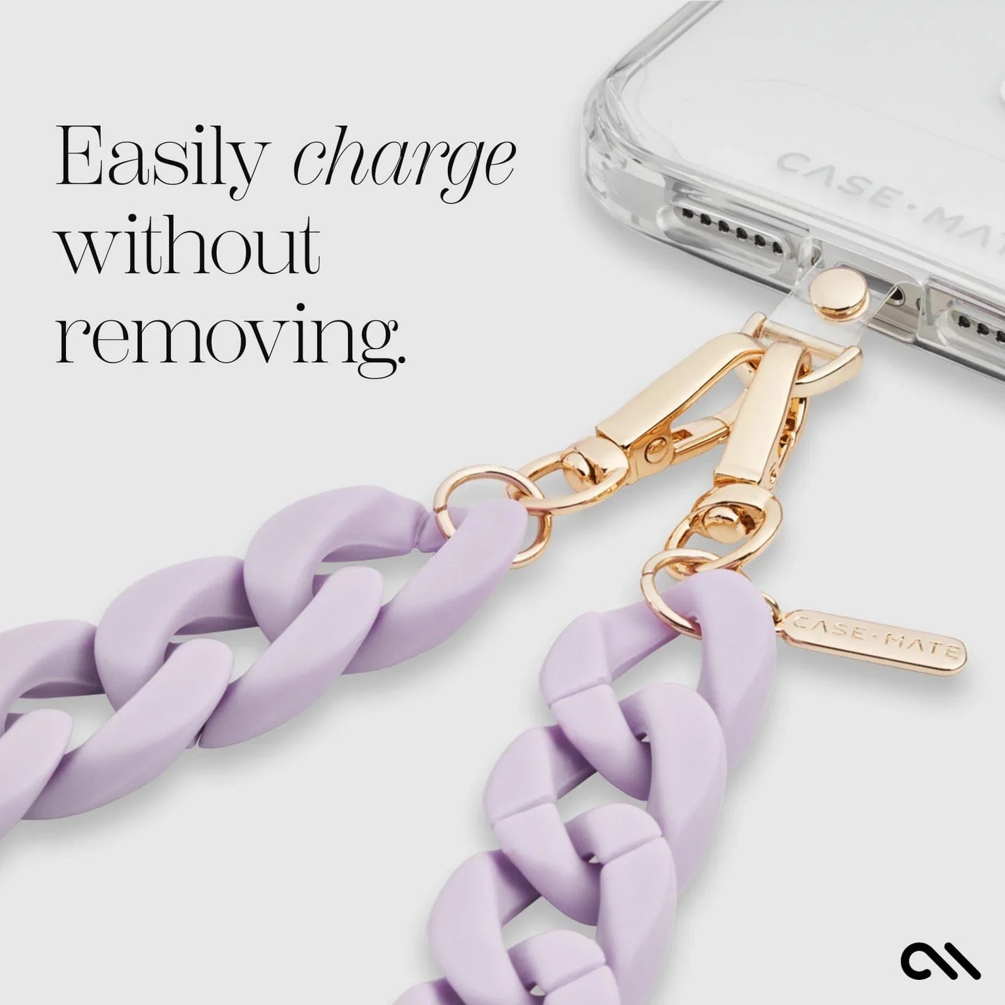Case-Mate Phone Crossbody - Lavender Chain