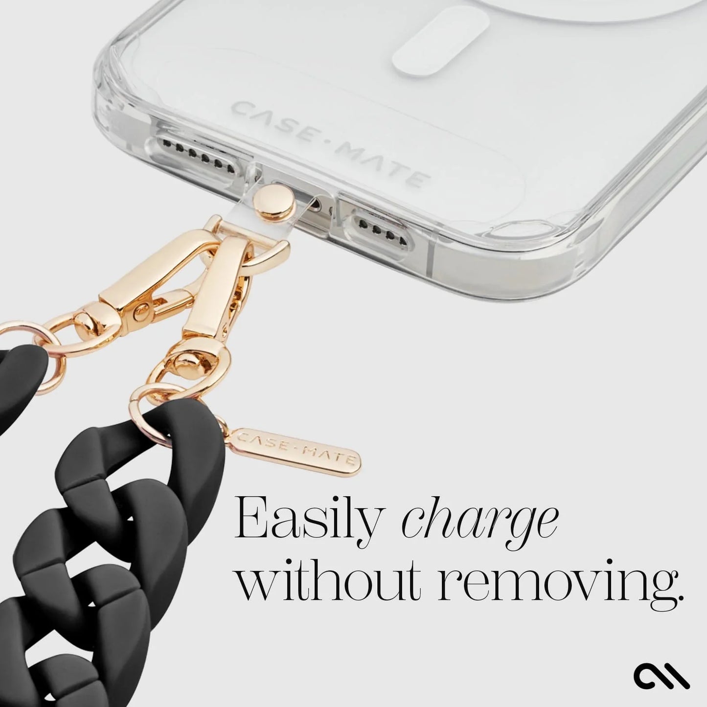 Case-Mate Phone Crossbody - Black Chain