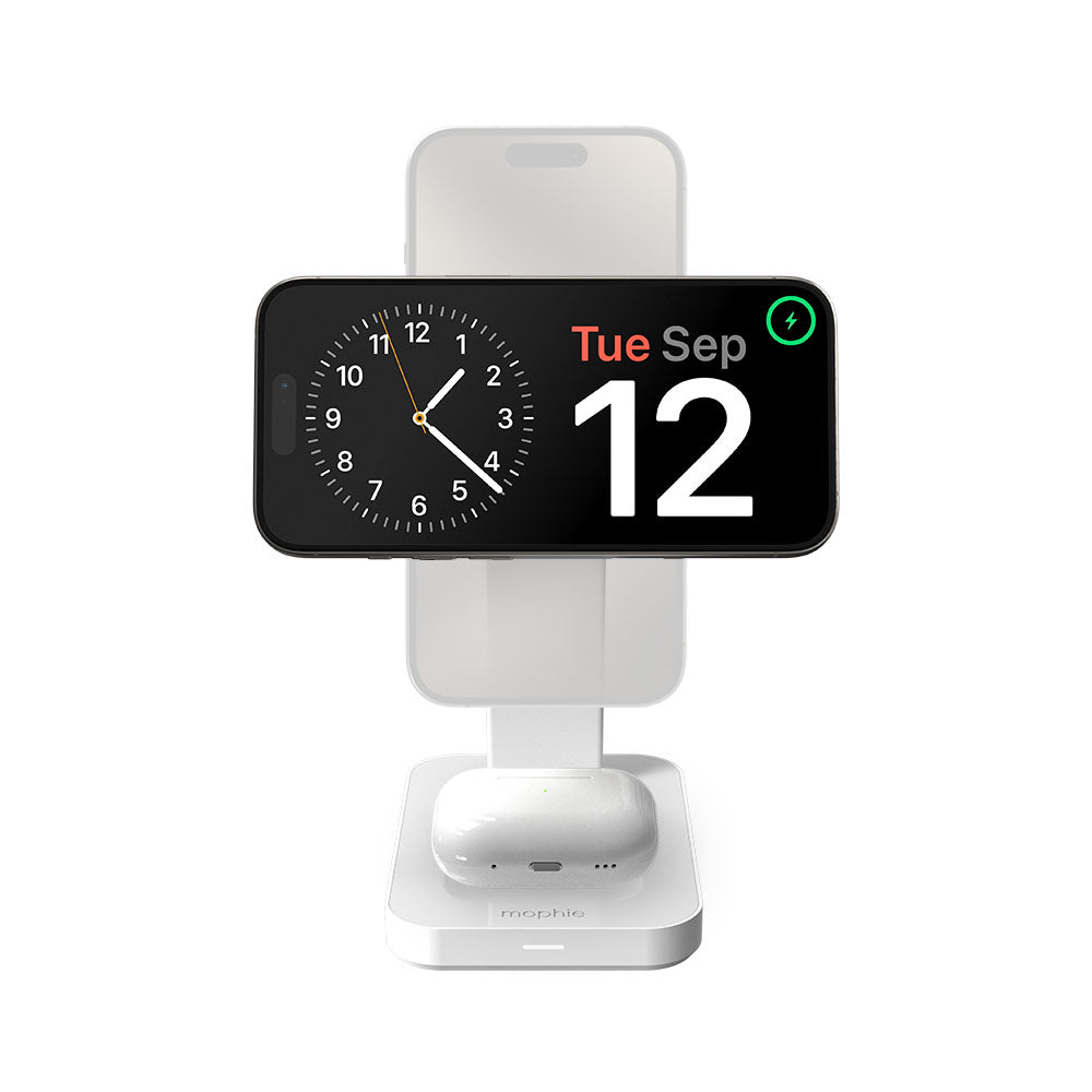 Mophie-Snap+ Stand de charge sans fil 3-en-1 White