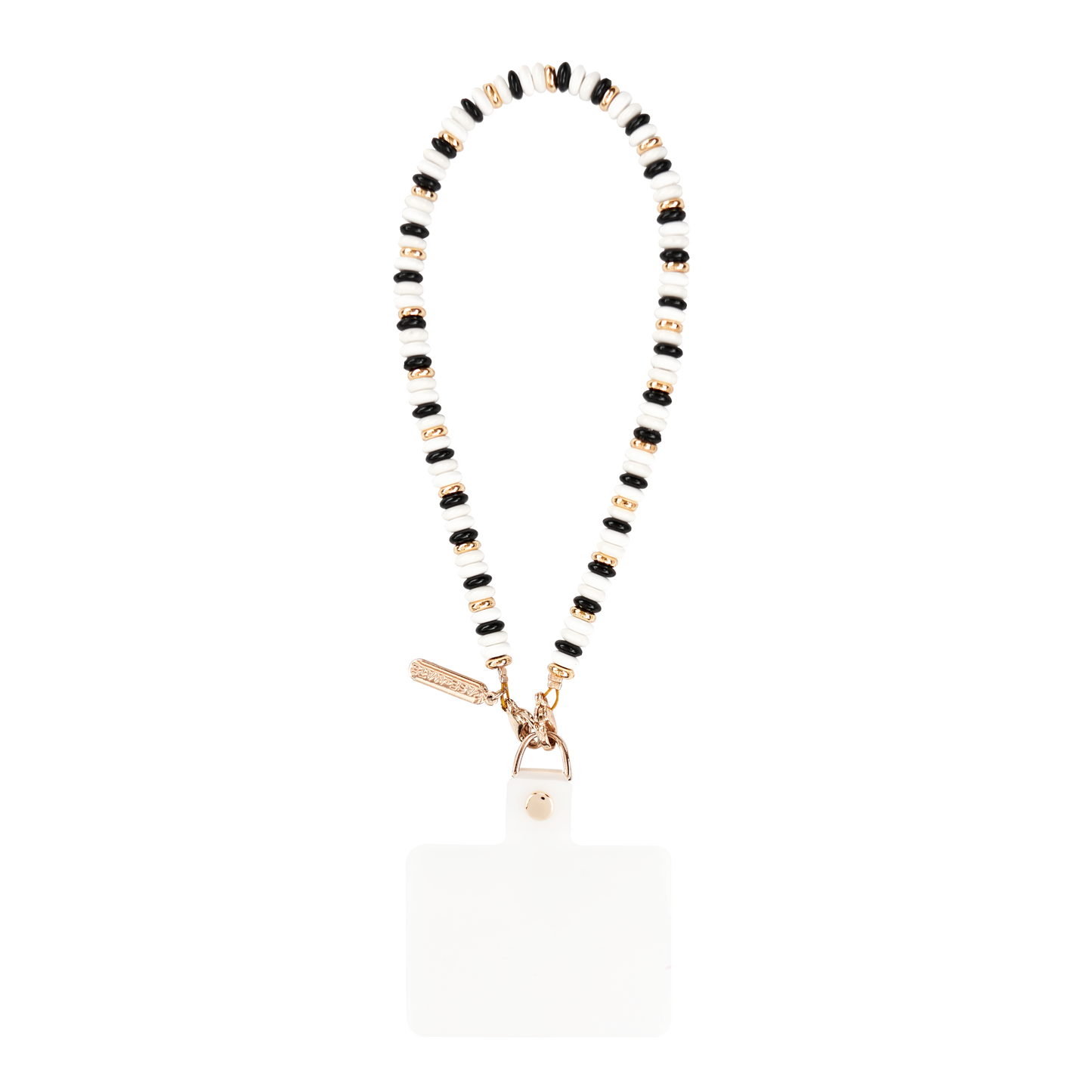 Case-Mate Phone Charm - Beaded Ivory & Onyx