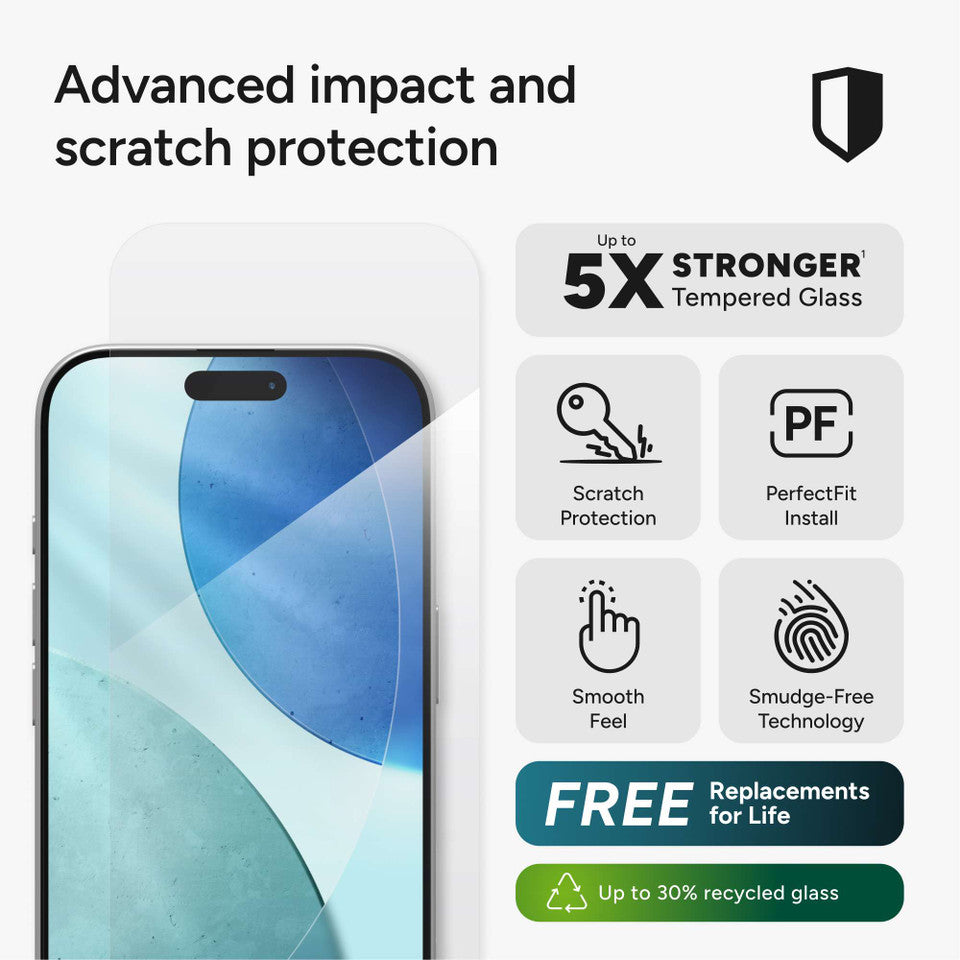 iPhone 17 Pro InvisibleShield Elite Apple protection d'écran
