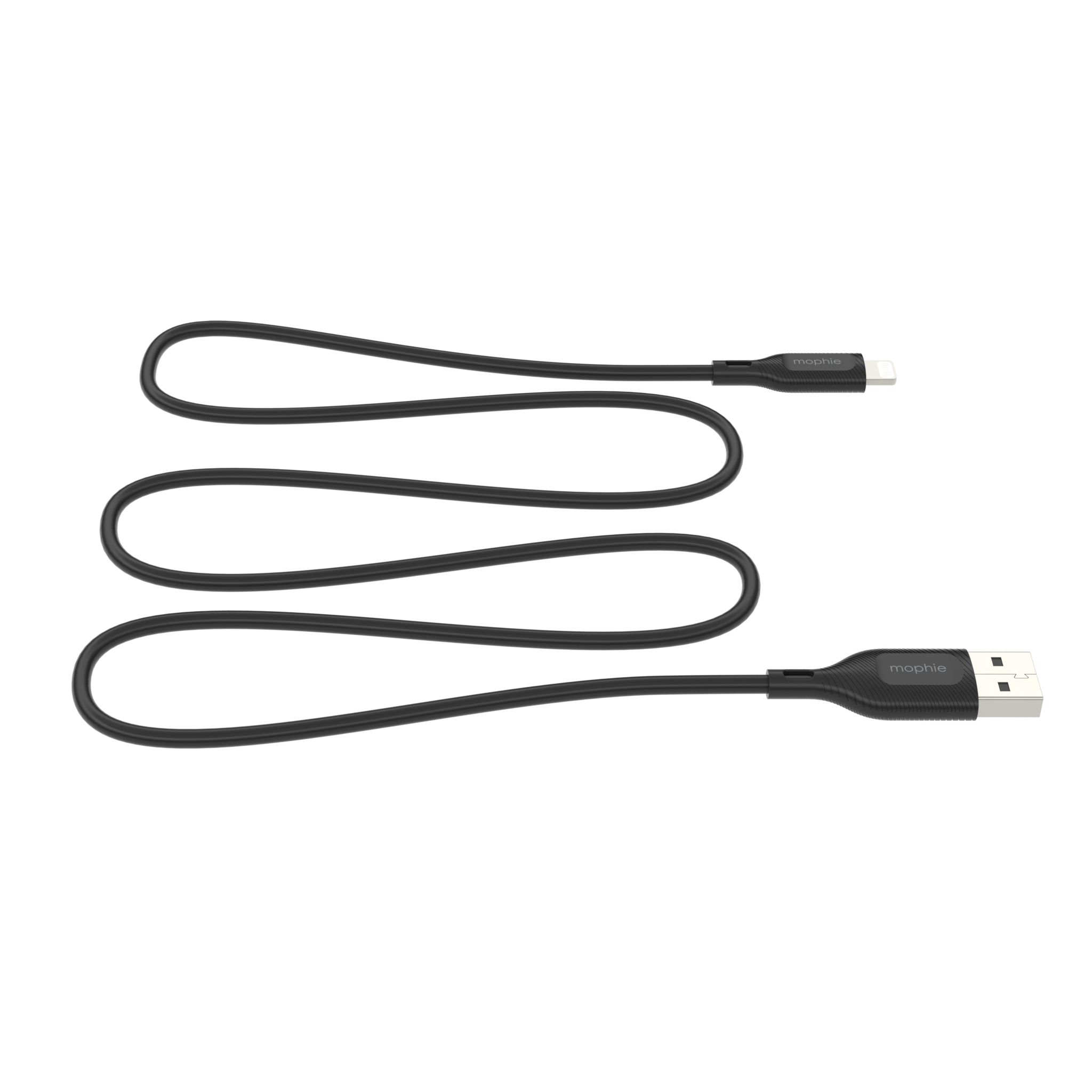 Mophie Essentials Cable USBA à lightning 1M Black