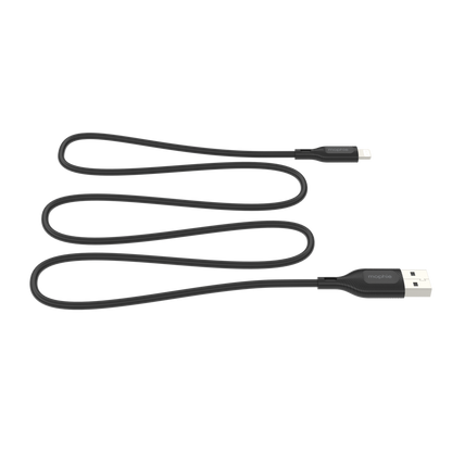 Mophie Essentials Cable USBA à lightning 1M Black