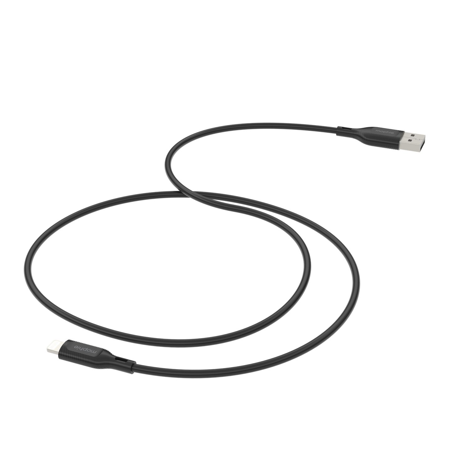 Mophie Essentials Cable USBA à lightning 1M Black