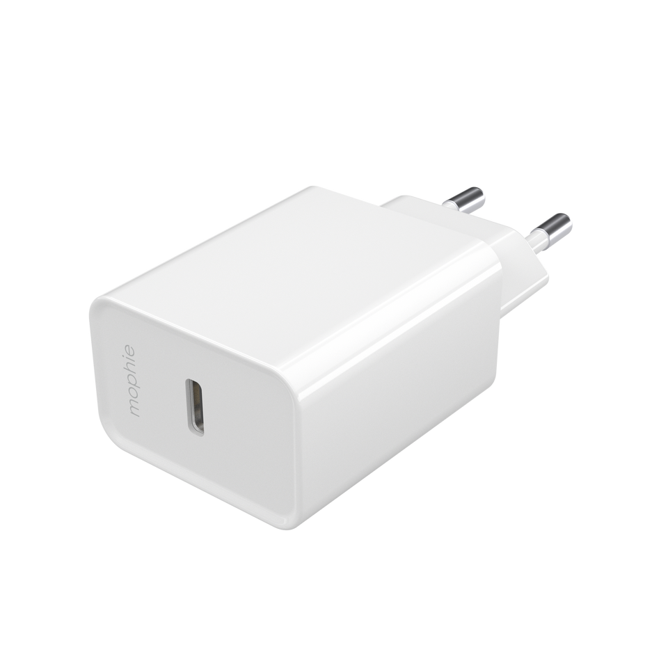 Mophie Essentials Adaptateur mural USB-C 20W White