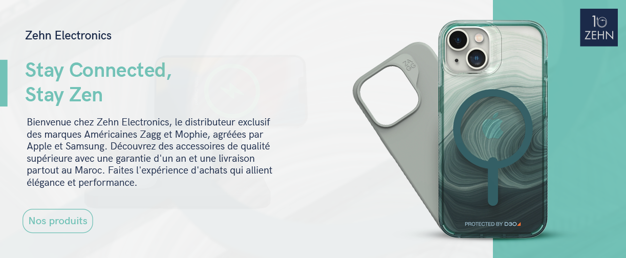 Accessoires originaux Apple & Samsung avec garanti. Livraison rapide partout au Maroc