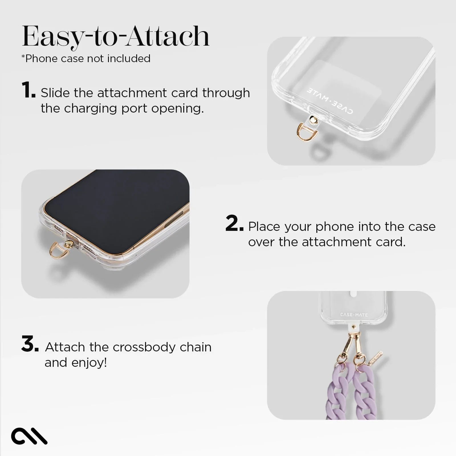 Case-Mate Phone Crossbody - Taupe Rope