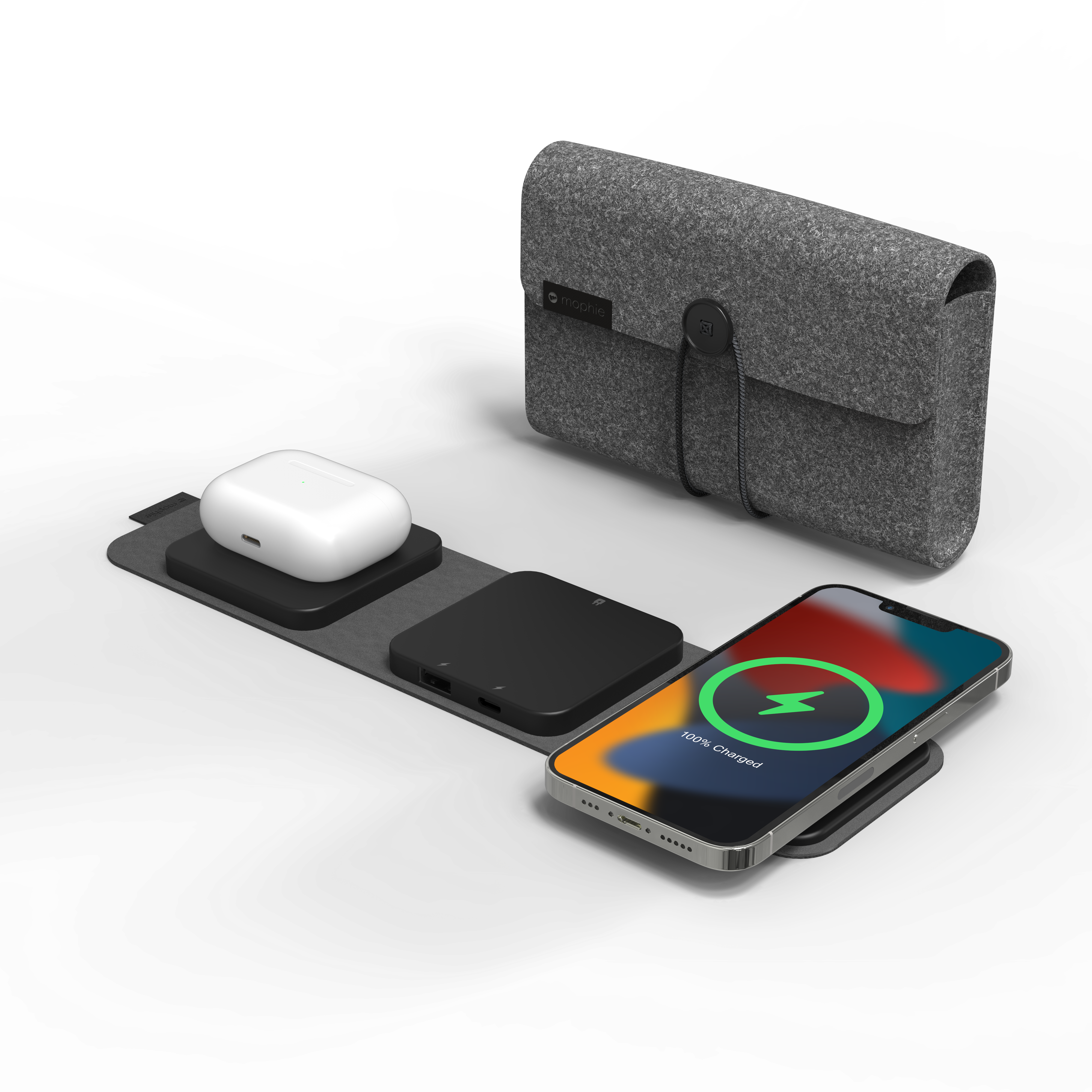 Mophie snap+ chargeur de voyage sans fil multi-appareils