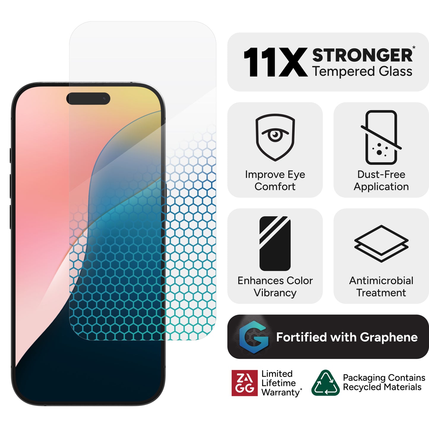 iPhone 16 Pro Max InvisibleShield XTR4 protection d'écran